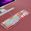 Luminous Punk KeyboarWired Computd USB er Gaming Keyboard