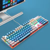 Luminous Punk KeyboarWired Computd USB er Gaming Keyboard